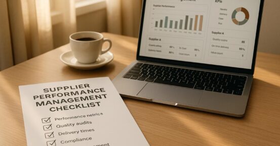 Supplier Performance Management Checklist